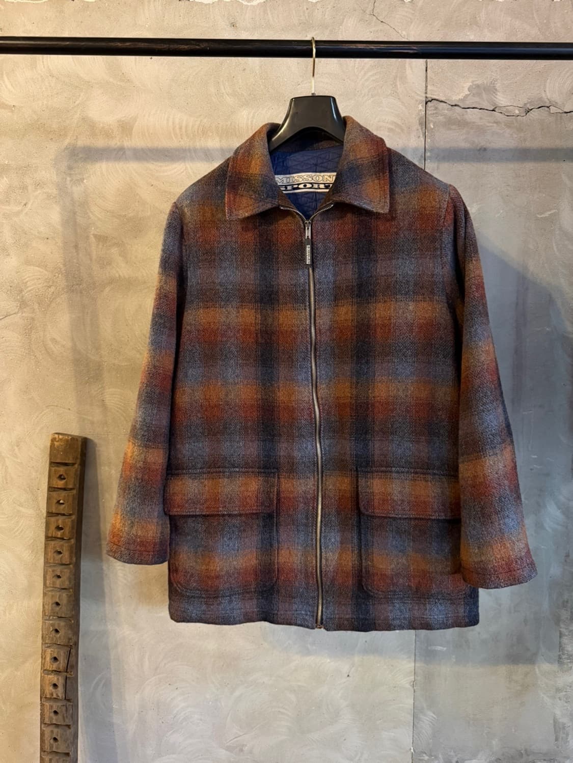 미쏘니 트위드 코트 남성105 상품이미지3