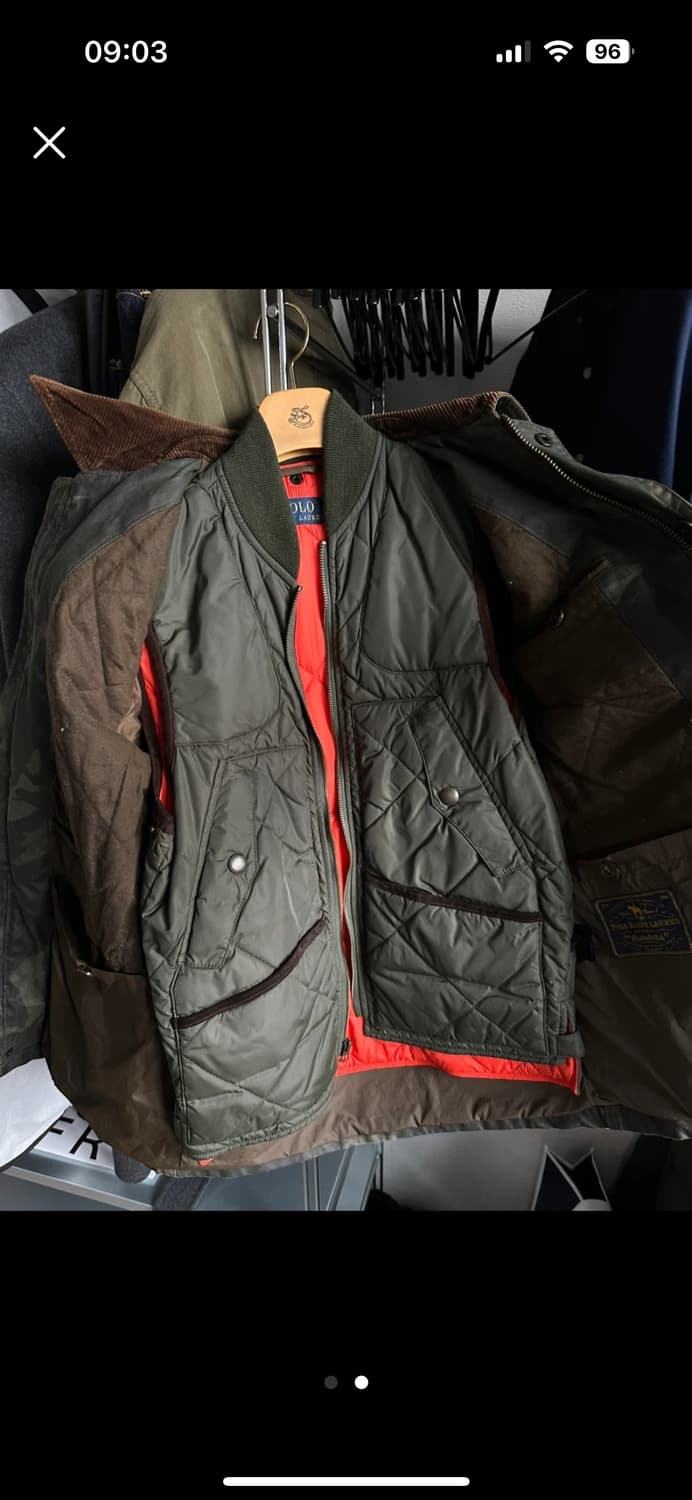 폴로 랄프로렌 카모 왁스 자켓 상품이미지2