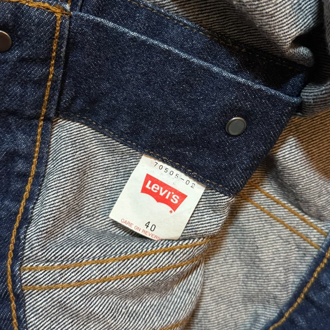 리바이스 70505 타입 3세대 트러커 데님 자켓 4이스 상품이미지7