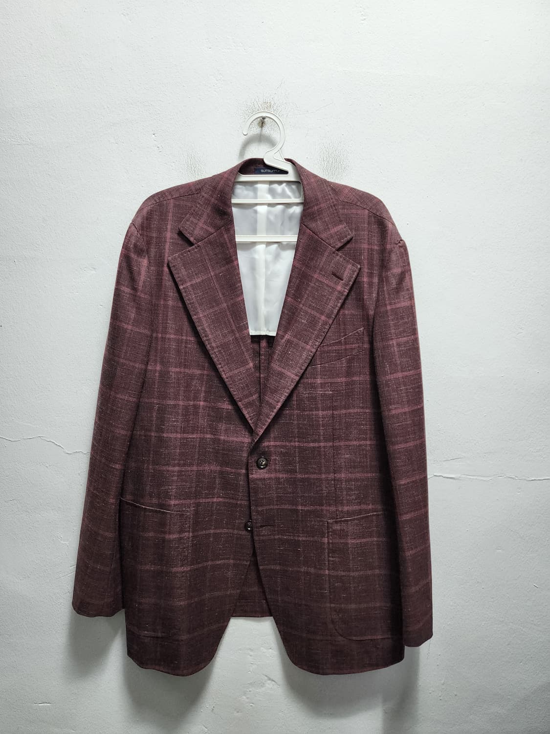 수트서플라이 실크,린넨,모직 혼용 블레이저 상품이미지1