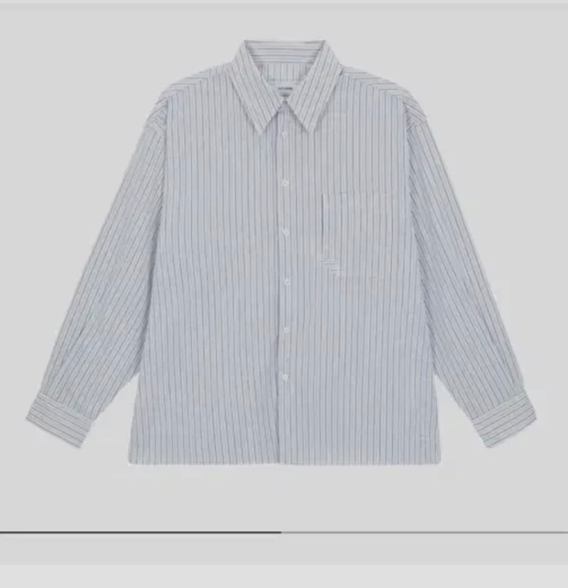 2 size)웨이비니스 오리가미 셔츠 오션블루 상품이미지3