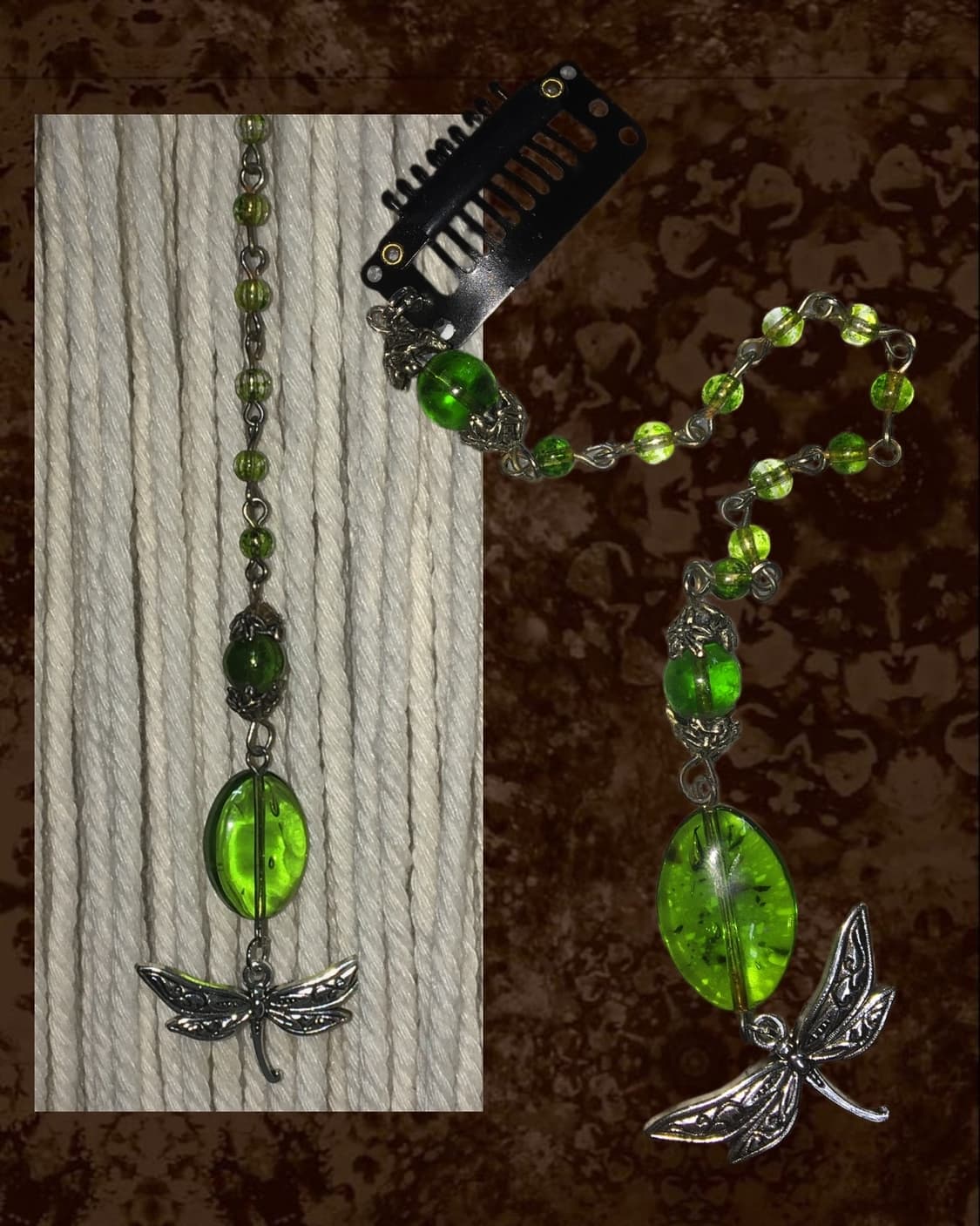 핸드메이드 잠자리 헤어피스 상품이미지1