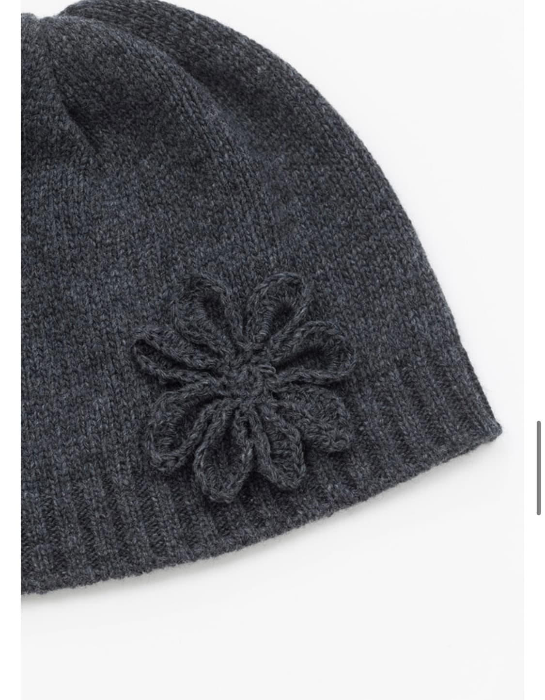 실사/ 복복 코사지 비니 그레이 상품이미지3