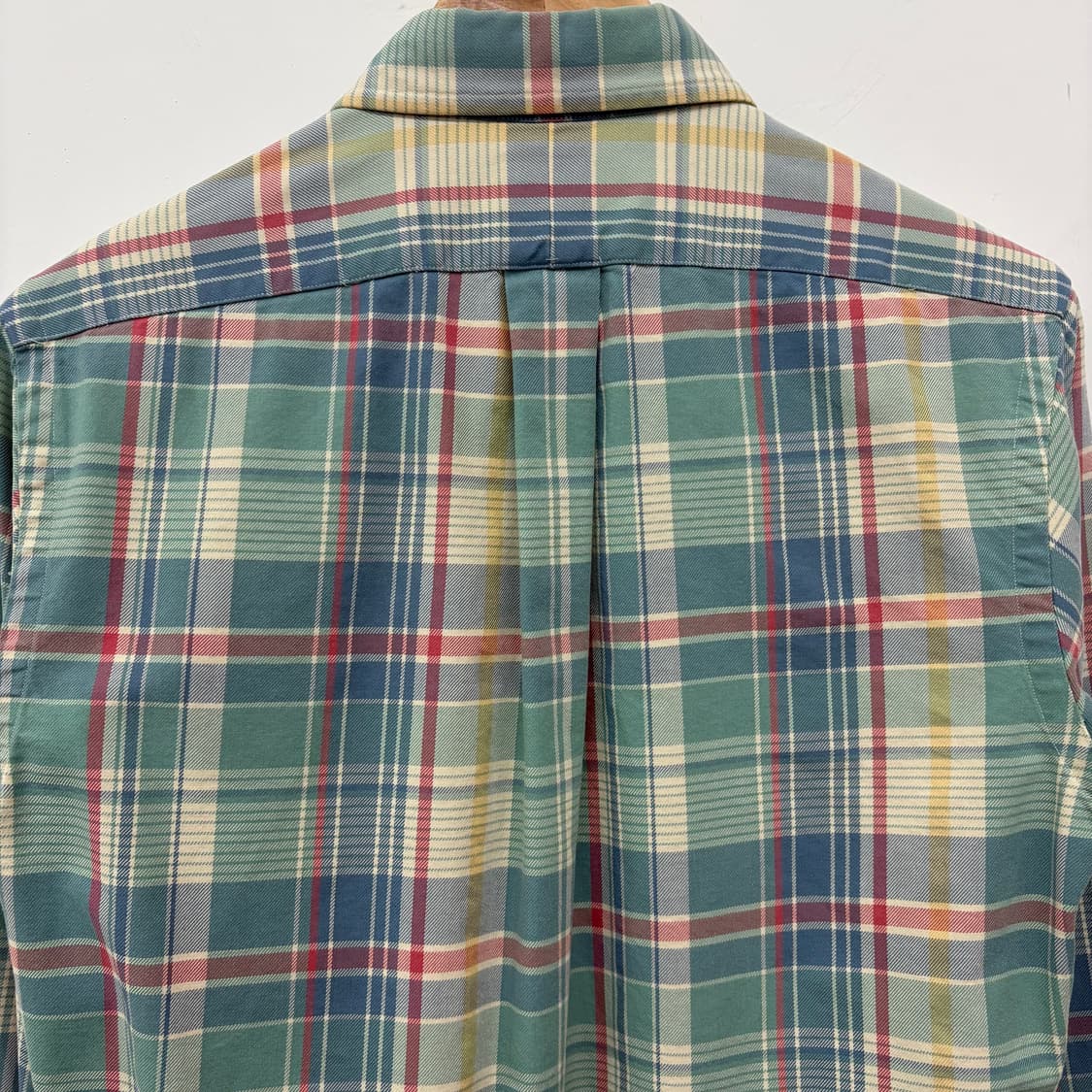 폴로 랄프로렌 멀티컬러 체크 셔츠 남M 상품이미지5