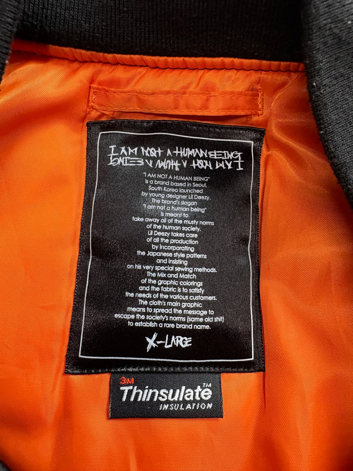 아임낫어휴먼빙 MA-1 멀티 디테일 항공 점퍼 4180 상품이미지4