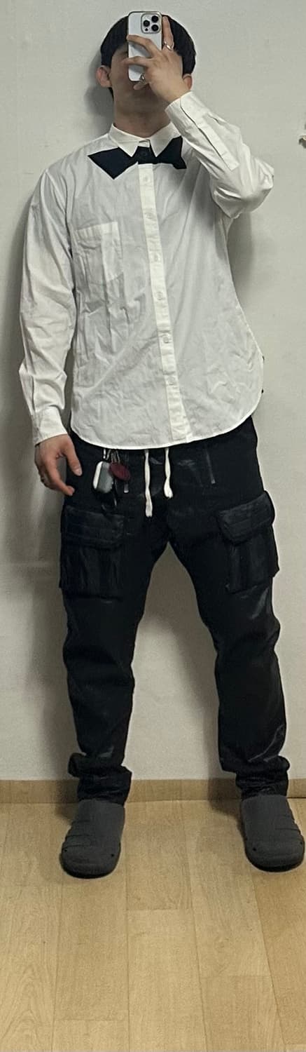 요지야마모토 뿌르 옴므 넥타이 디테일 셔츠 상품이미지6