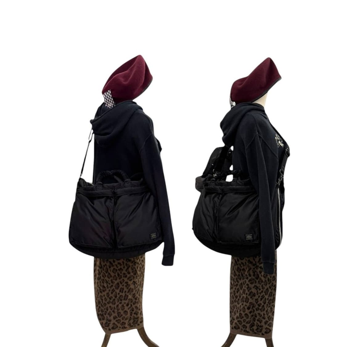 포터 탱커 2way 오버나이트 브리프케이스 블랙 상품이미지10