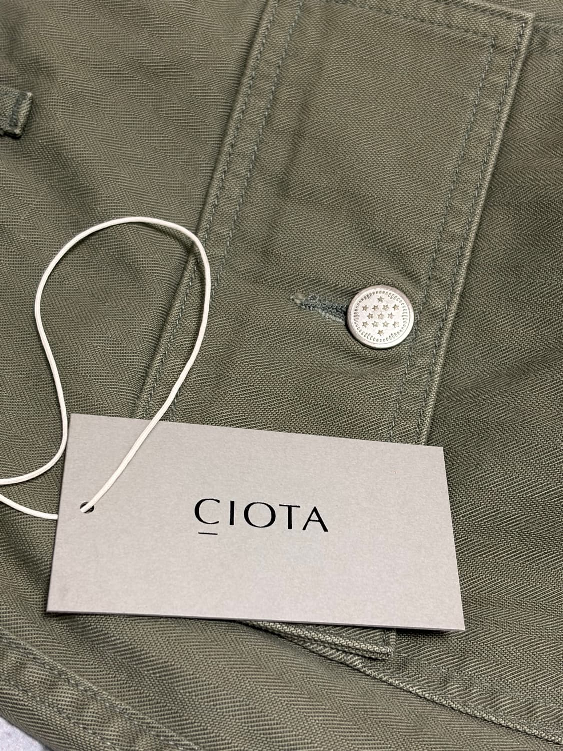 5 사이즈 ) CIOTA 시오타 헤링본 베이커 팬츠 스톤바이오  상품이미지6