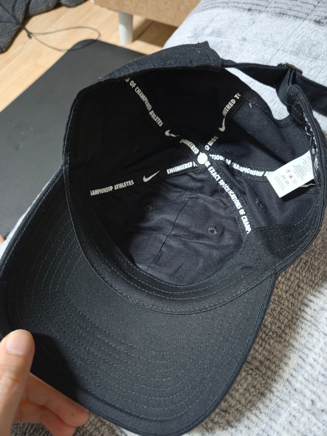 나이키 WGTC 볼캡 블랙 M/L 사이즈 상품이미지2