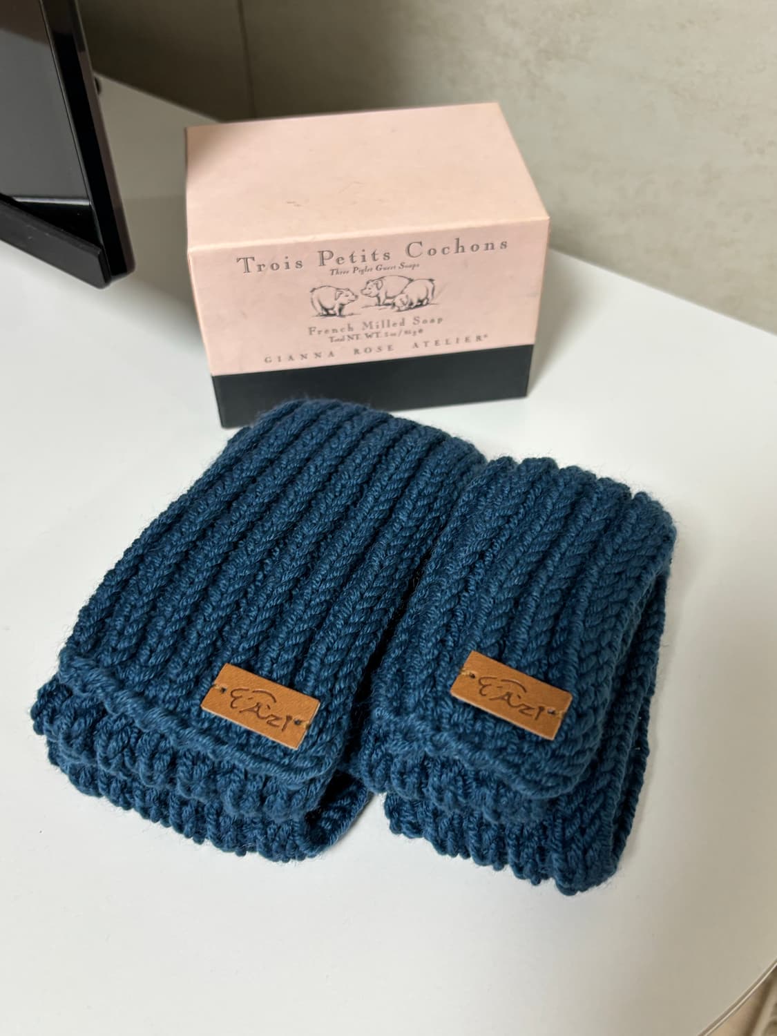 강아지,애기용 니트 목도리 핸드메이드 뜨개 상품이미지3