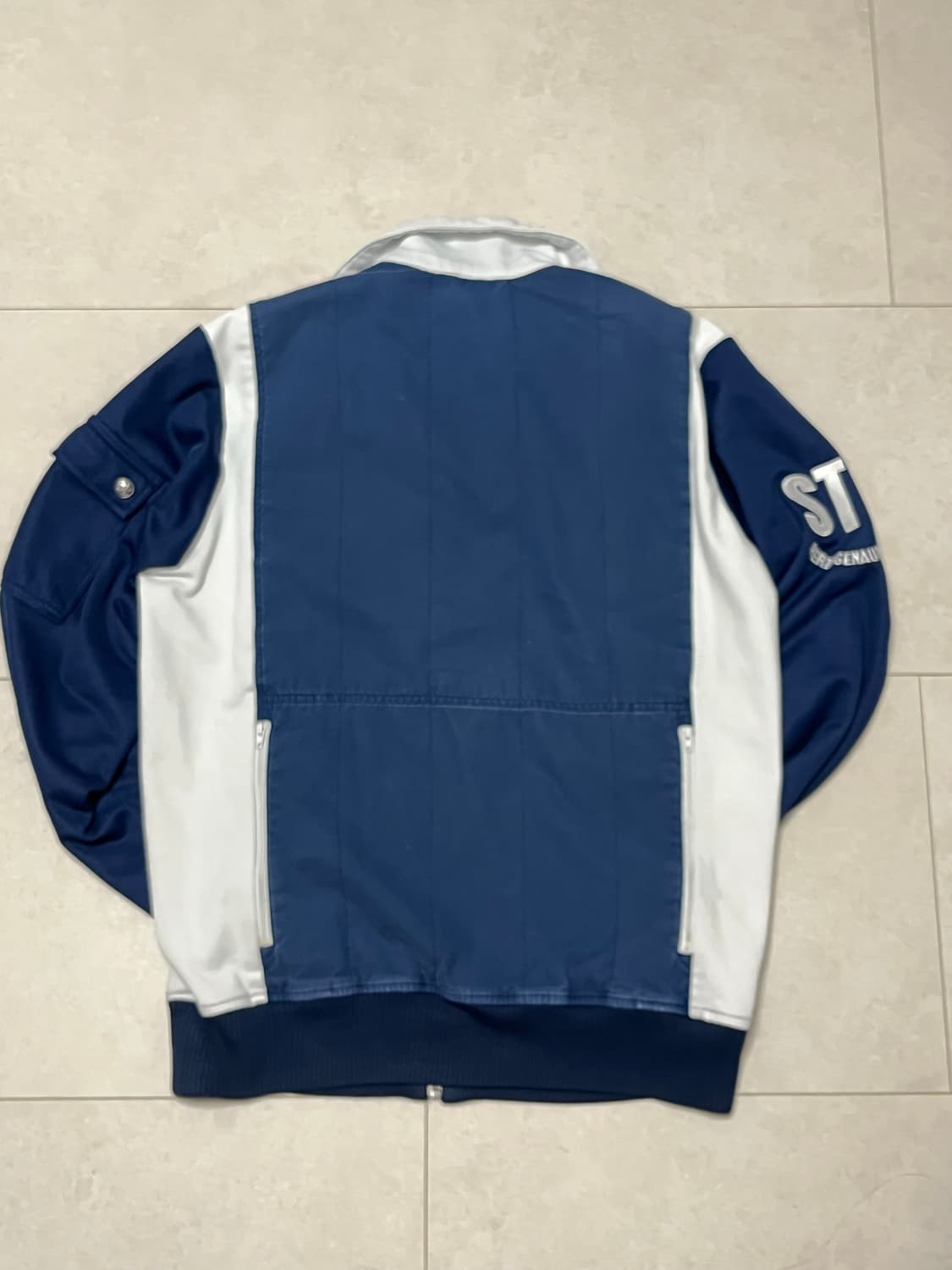 아디다스 희귀 빈티지 STV 네이비 화이트 남흰 트랙탑 져지 95/M 상품이미지3