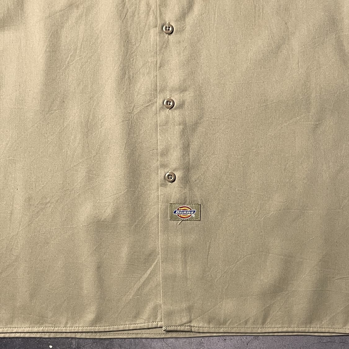 DICKIES 디키즈 빈티지 베이지 플랩포켓 워크 셔츠 A00999 상품이미지4