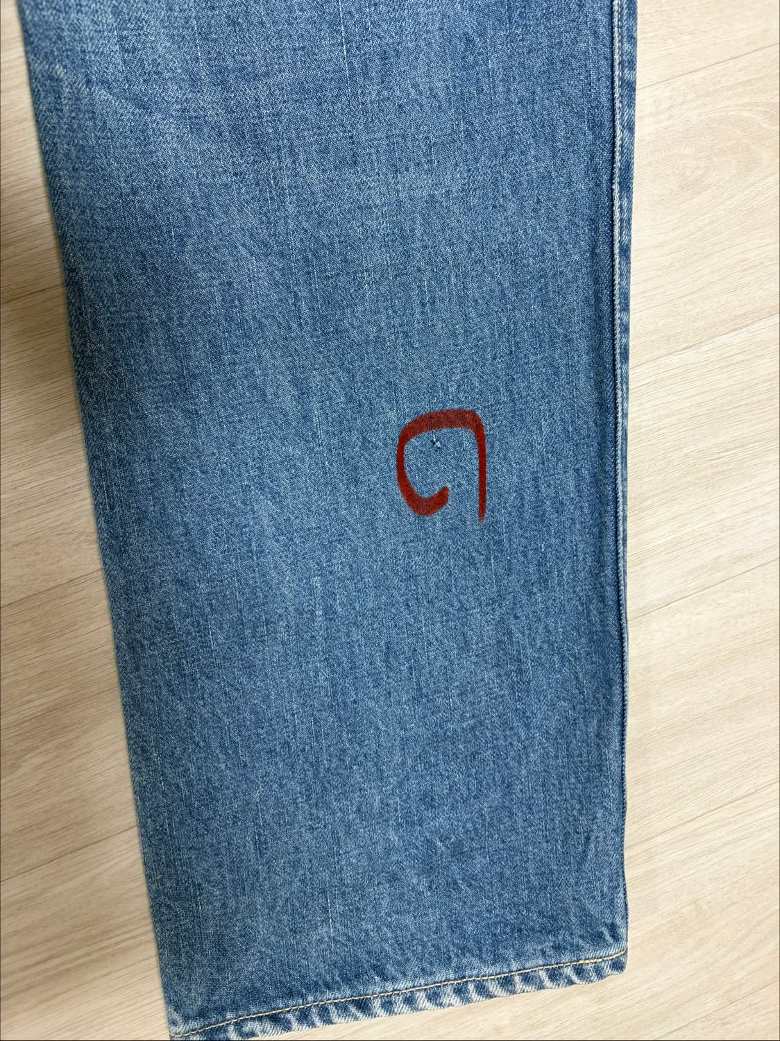 [34] 캐피탈 젬스톤 데님 팬츠 인디고 연청 상품이미지5