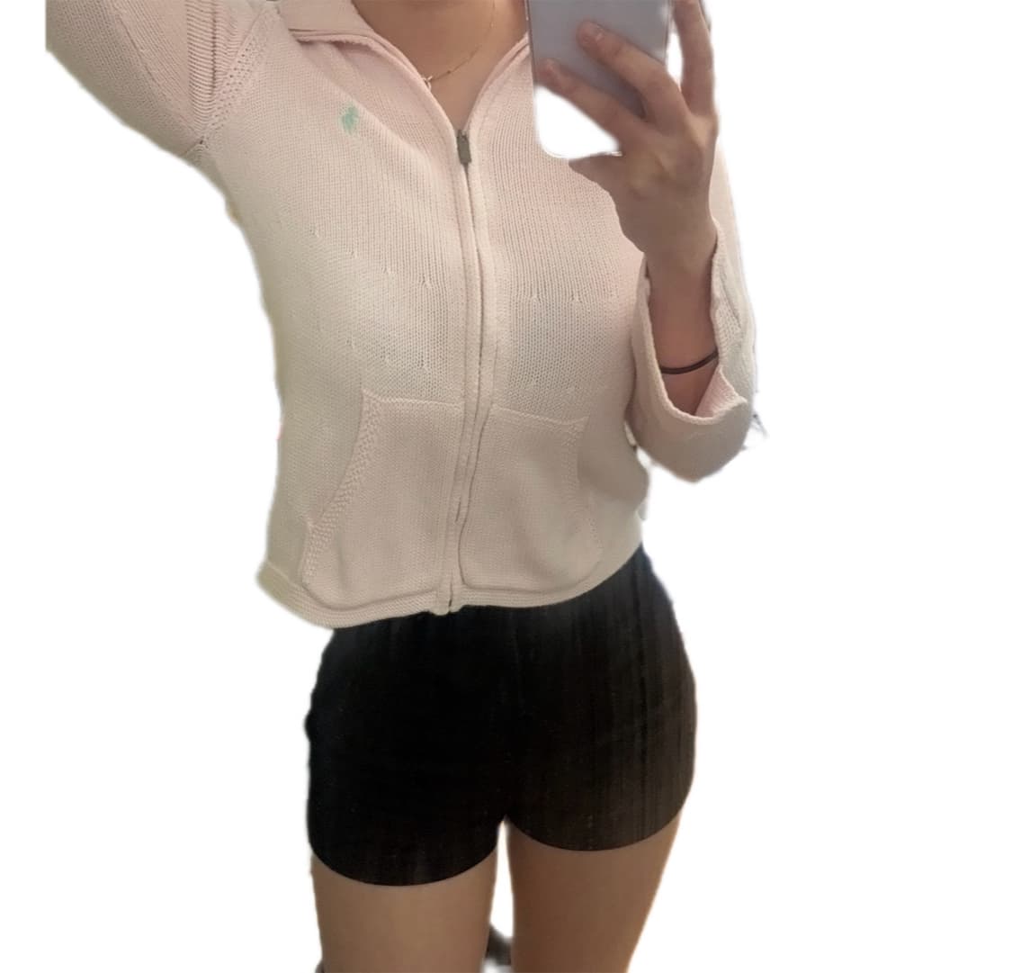 💗폴로 랄프로렌 딸기우유 베이비 핑크 니트 집업💗 상품이미지1