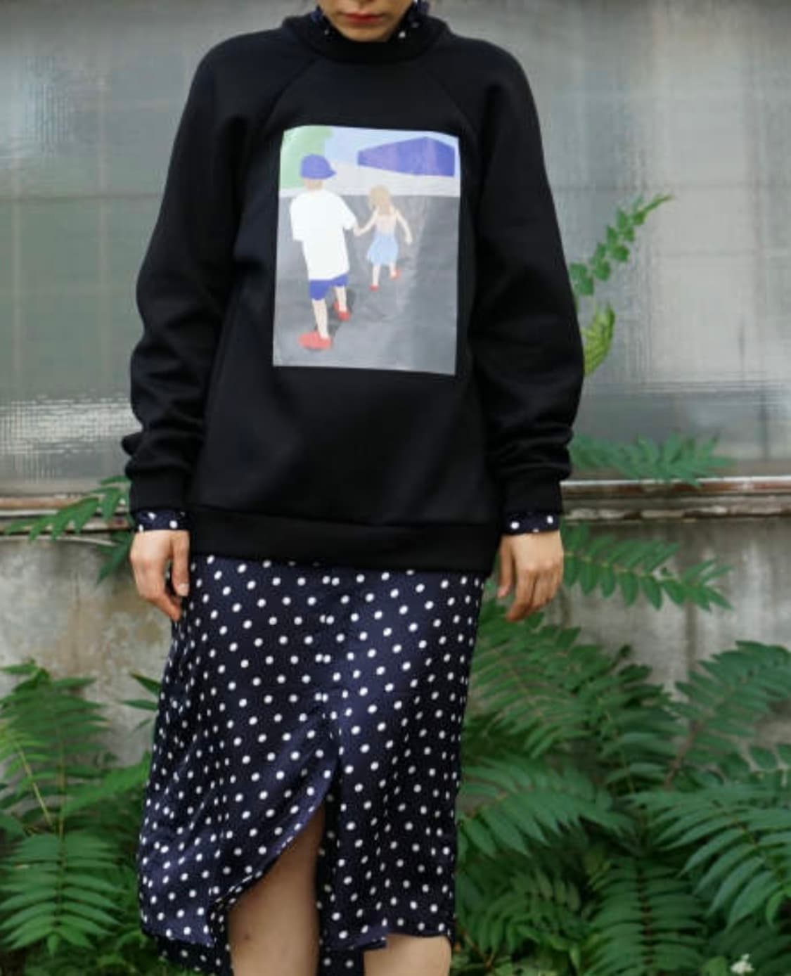 (정품) 플랜씨 맨투맨 여성 프린팅 맨투맨 4  PLAN C 상품이미지7