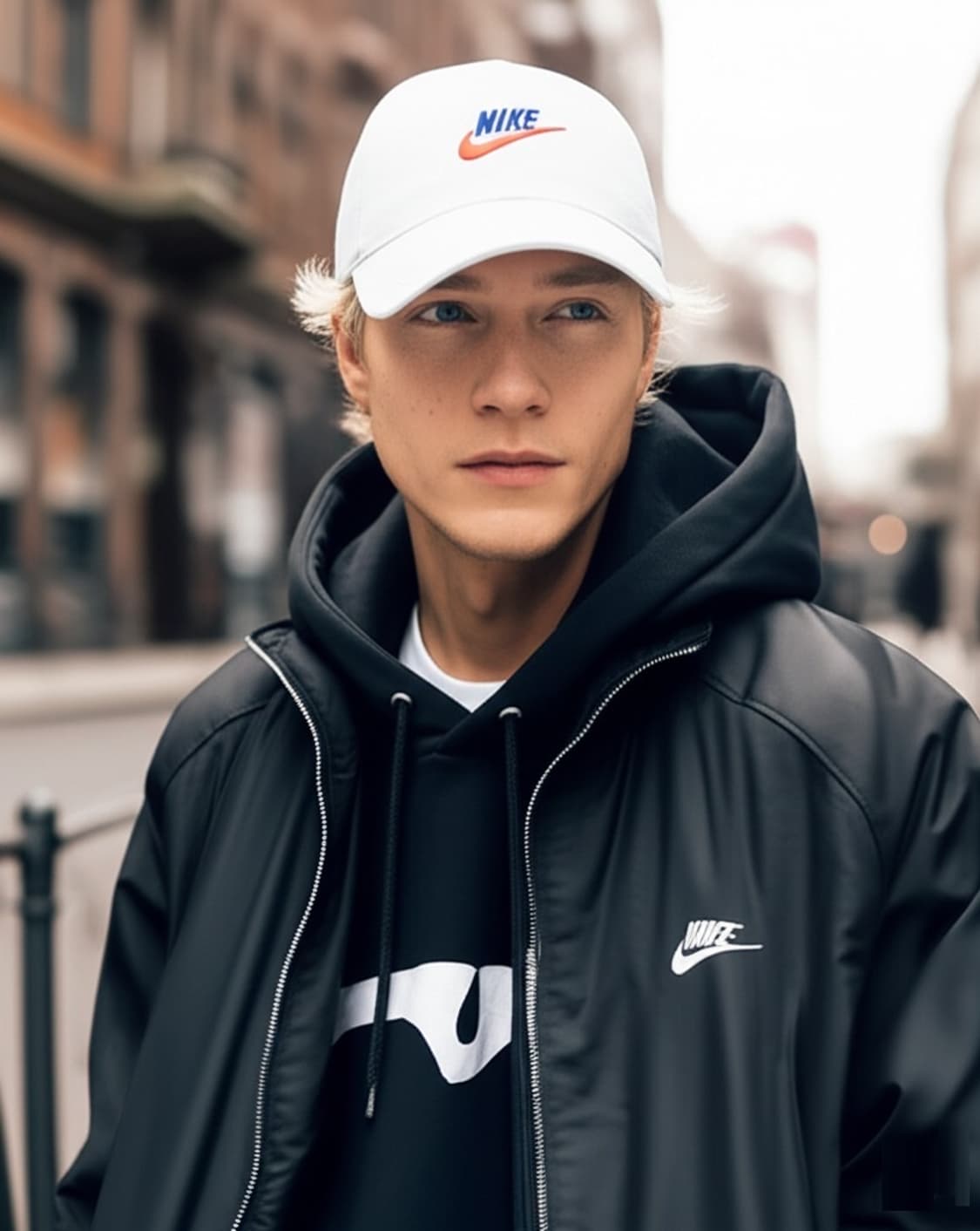 NIKE 나이키 헤리티지86 정품 퓨추라 오렌지/블루 볼캡 모자 운동 상품이미지2