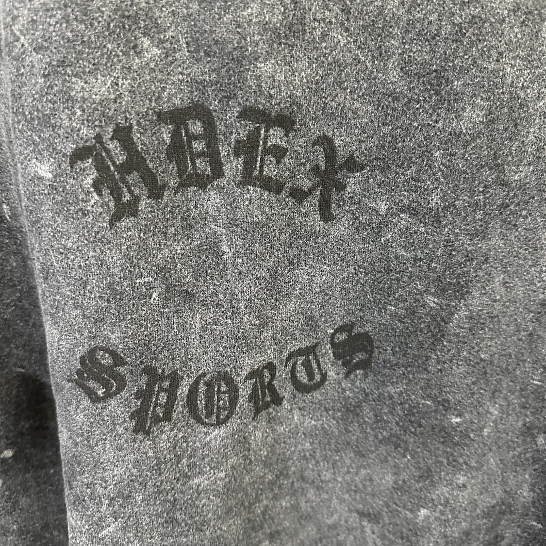 에이치덱스 올드 페이디드 워싱 숏 슬리브 블랙 상품이미지2