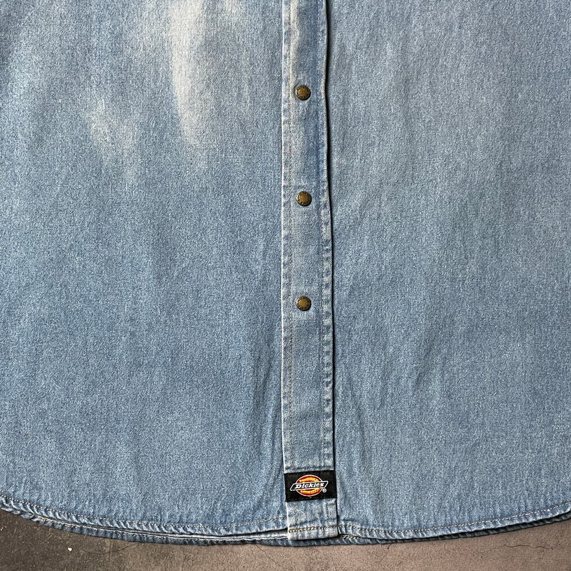 DICKIES 디키즈 빈티지 코튼 웨스턴 데님 셔츠 A00864 상품이미지4