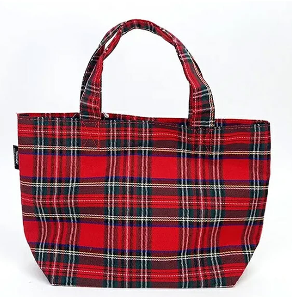 스누피&테디베어 체크 토트백 상품이미지3