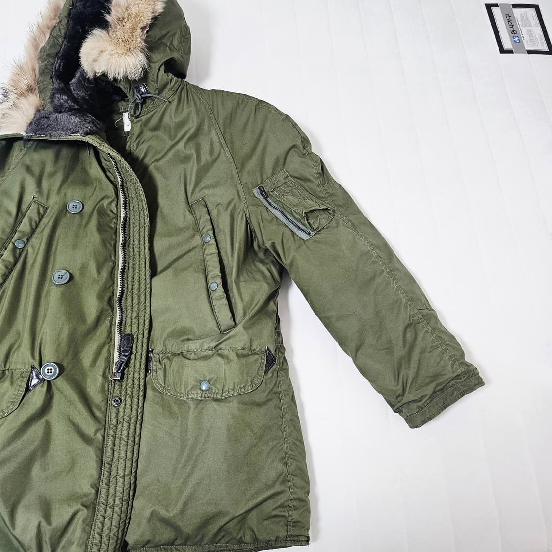 미군n3b 72년 Lancer MODIFIED OD m사이즈 상품이미지7