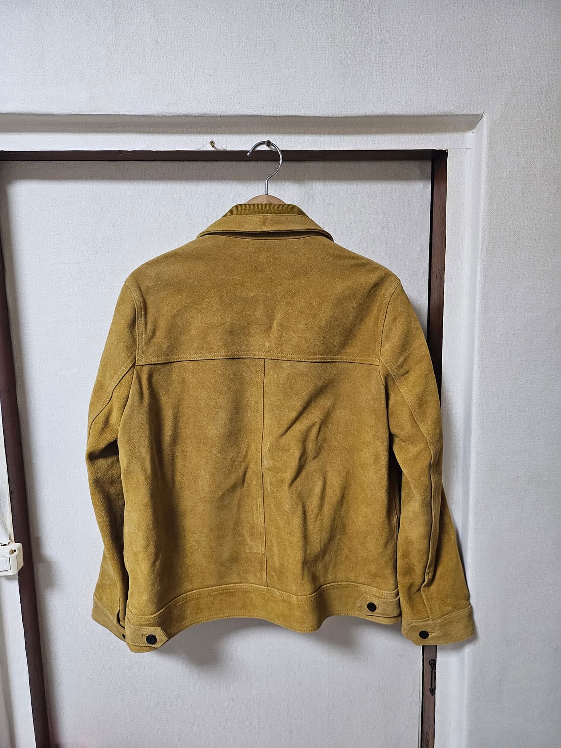 세인트로랑 st 카멜브라운 스웨이드자켓 95 상품이미지3