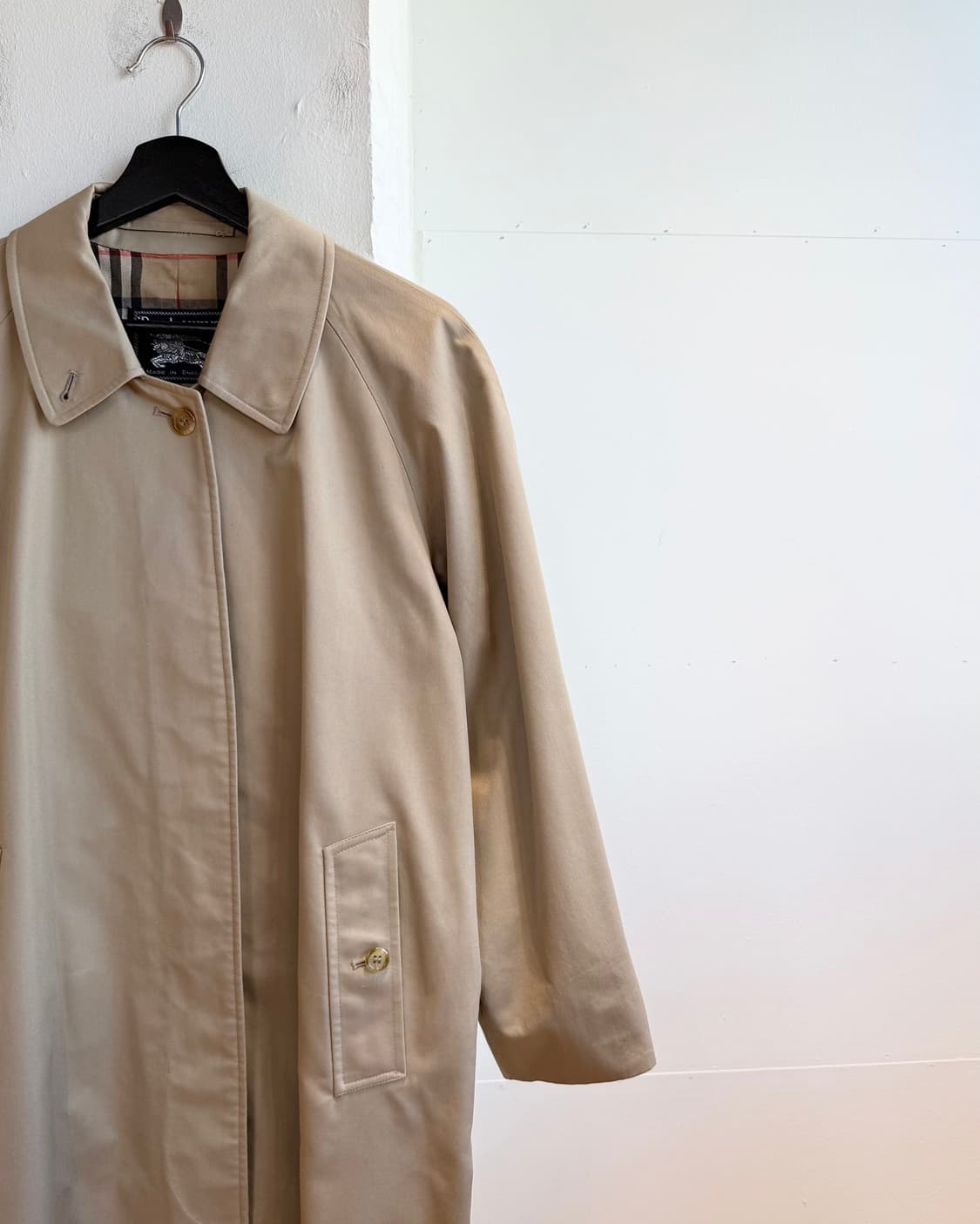 버버리 베이지 싱글 트렌치 코트 상품이미지6
