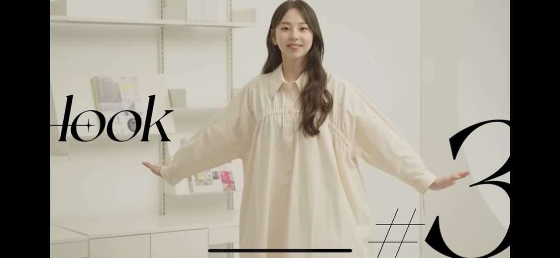 zara 셔링셔츠원피스 (안소희 착용) 상품이미지4