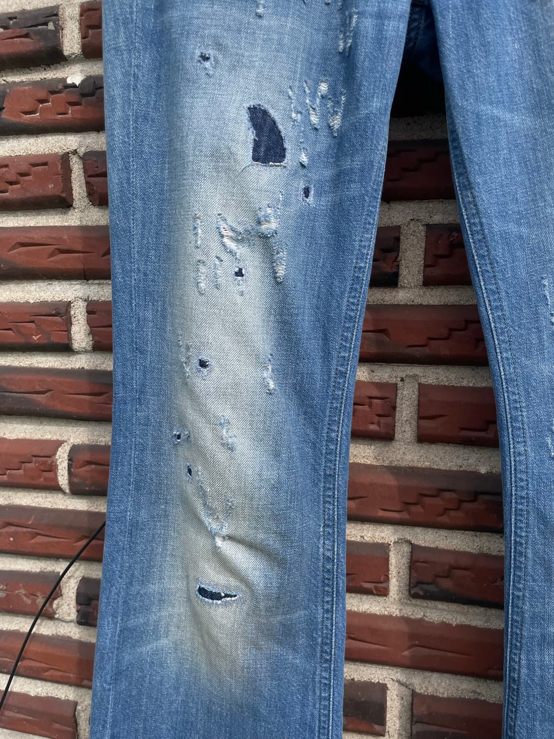 빈티지 데미지 부츠컷 상품이미지4