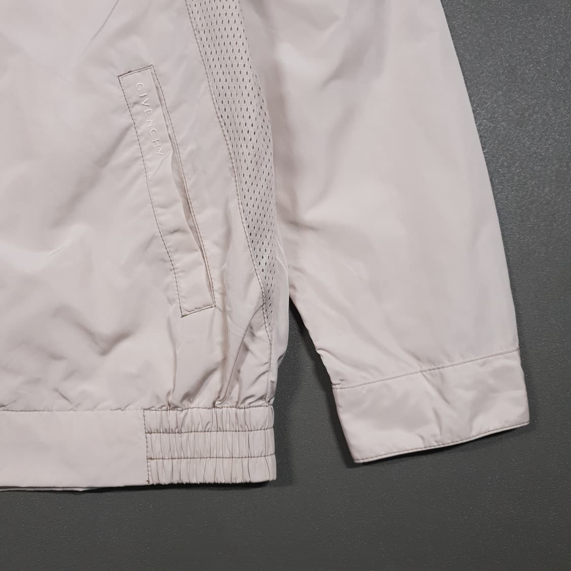 XL (105) 지방시 고급 블루종 집업 스윙 자켓 아이보리 상품이미지2