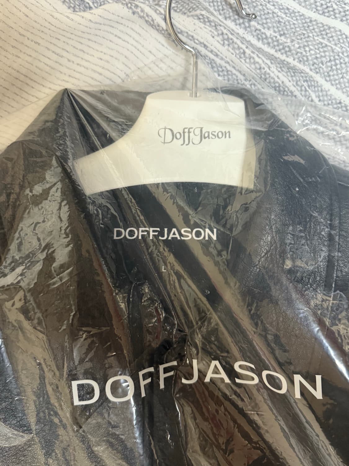 (L) 도프제이슨 크리즈 레더 클래식 카코트 블랙 상품이미지4