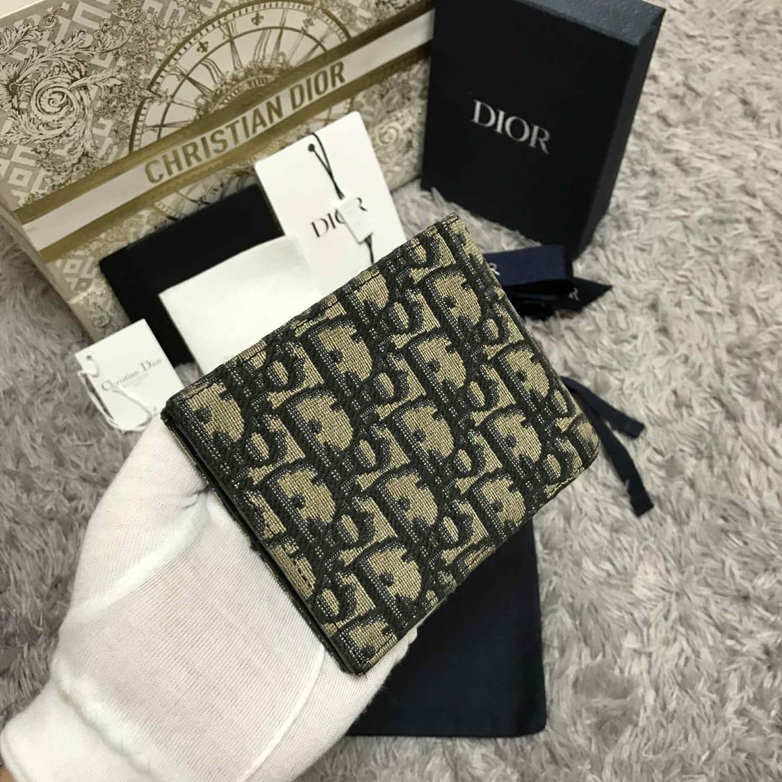 {클로젯}[매장 풀구성] 디올 오블리크 반지갑 상품이미지4