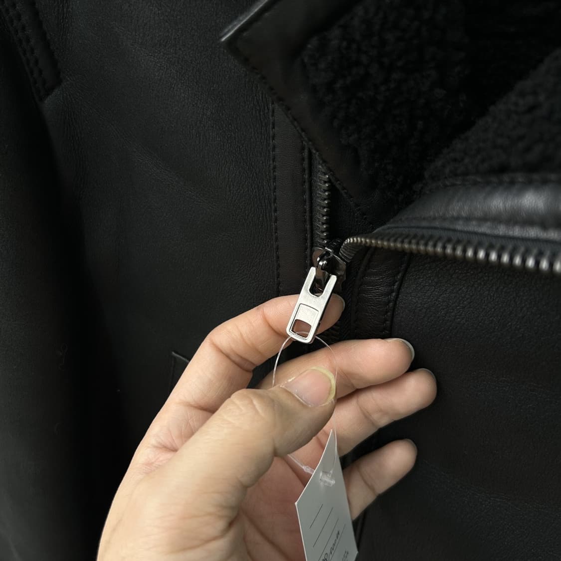 15904 - 타임 램스킨 레더 자켓 상품이미지7