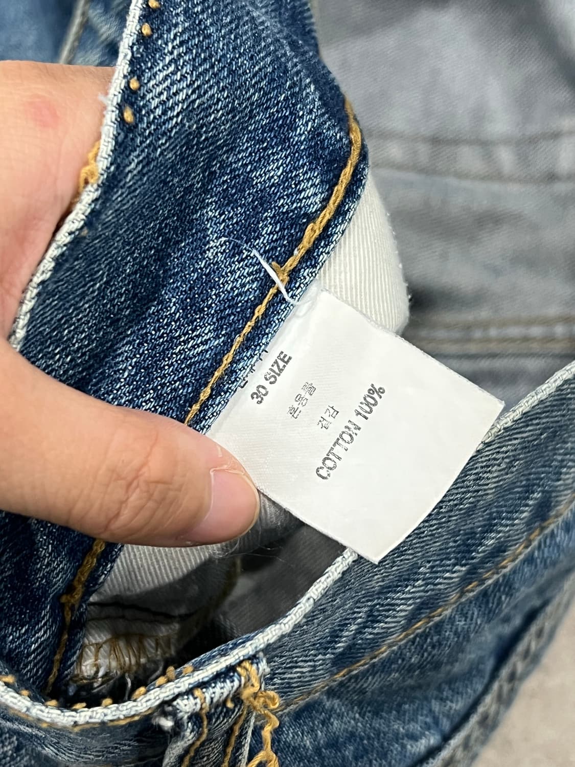 토니웩 머스크 슬림핏 커팅 진 상품이미지5