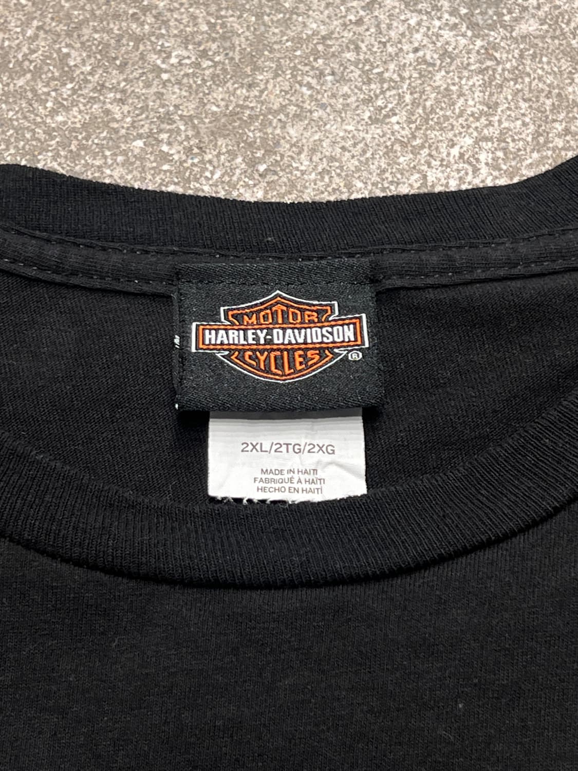 할리데이비슨 빈티지 프린트 티셔츠 상품이미지4