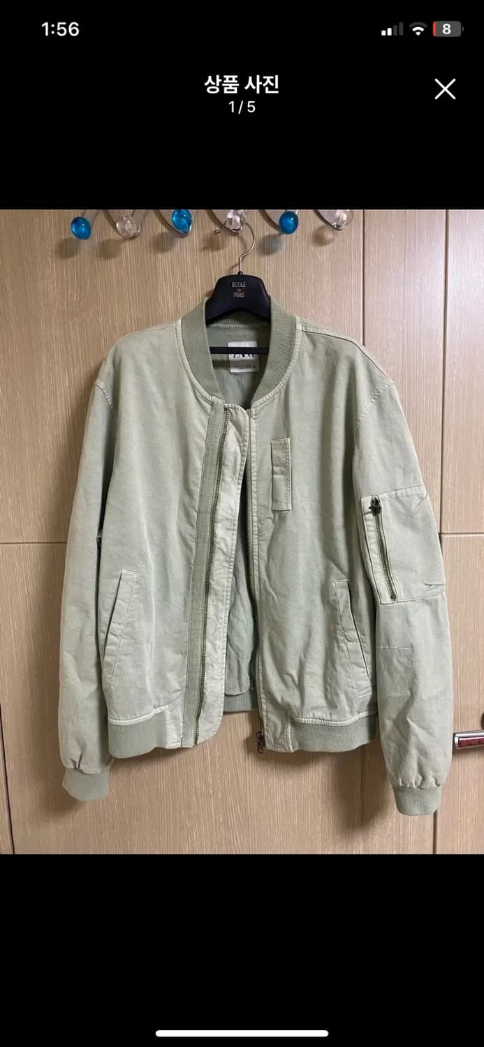 [ZARA] 자라 코튼 MA-1 봄버자켓 EUR L사이즈 상품이미지1