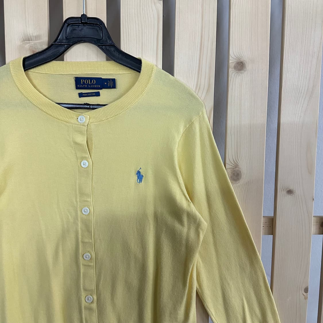 (S) 폴로 랄프로렌 옐로우 니트 가디건 상품이미지3