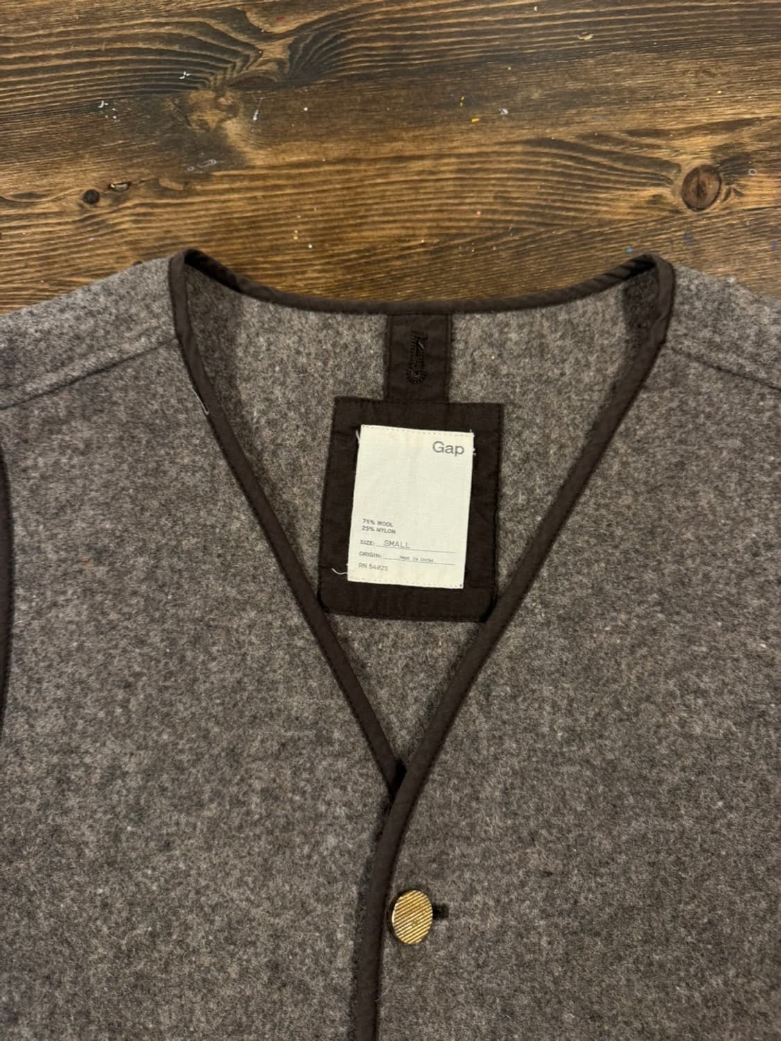 GAP 갭 펠트울 베스트 95 상품이미지6