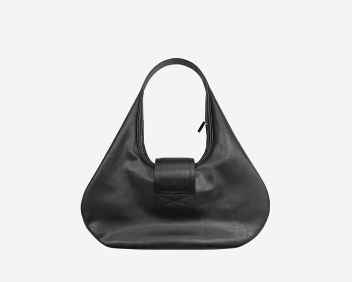 Project G/R Mega Buckle Hobo Bag Black 상품이미지2
