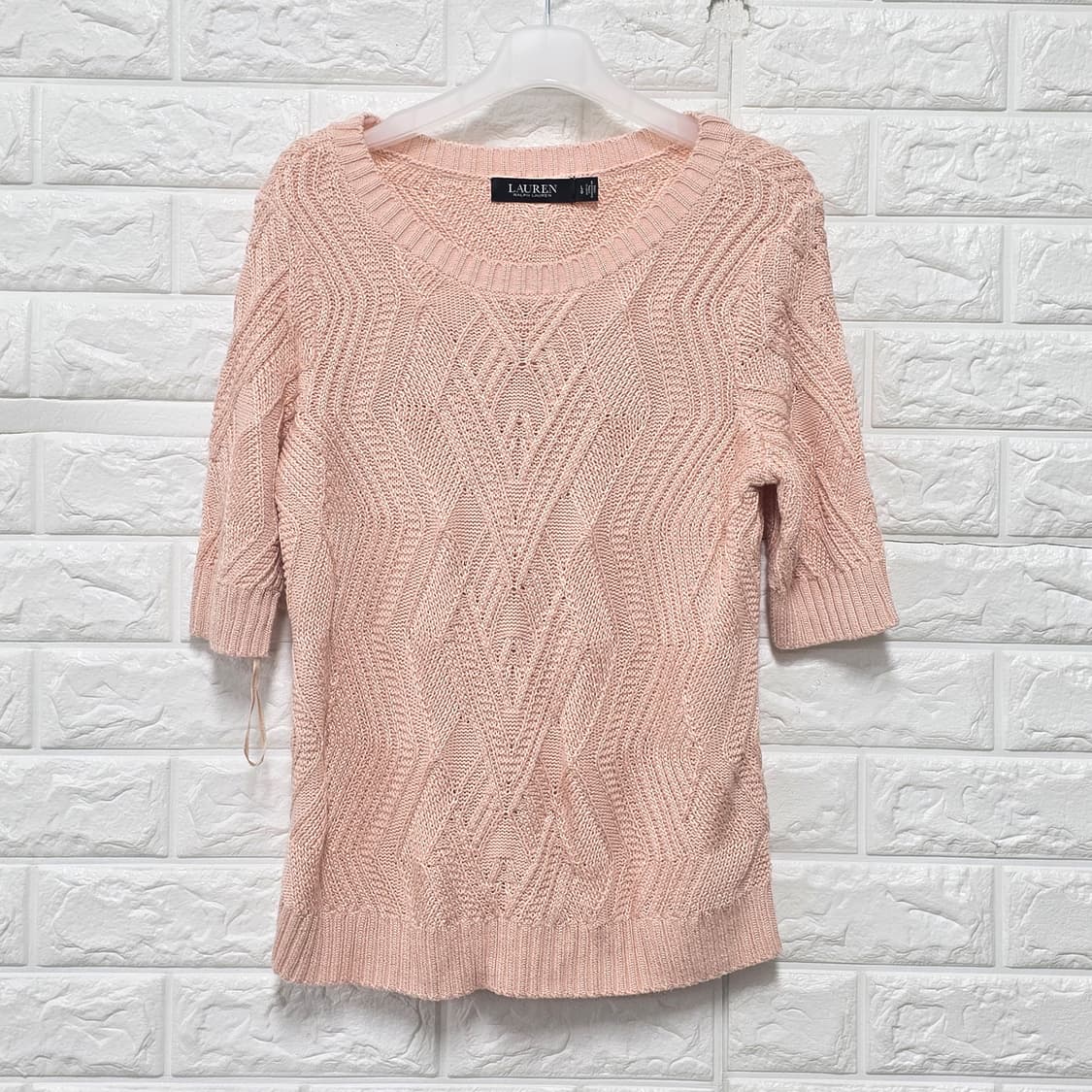 폴로랄프로렌 블랙라벨 핑크 반팔니트 L 상품이미지1