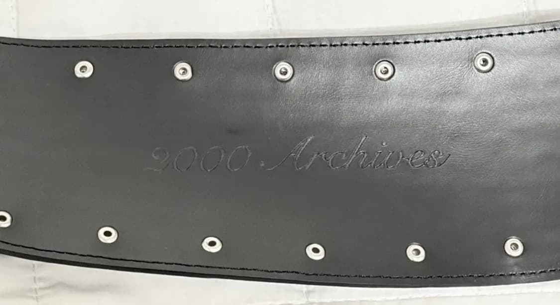텍있는새상품)2000아카이브스 DOUBLE STRAP STUD BELT 상품이미지9