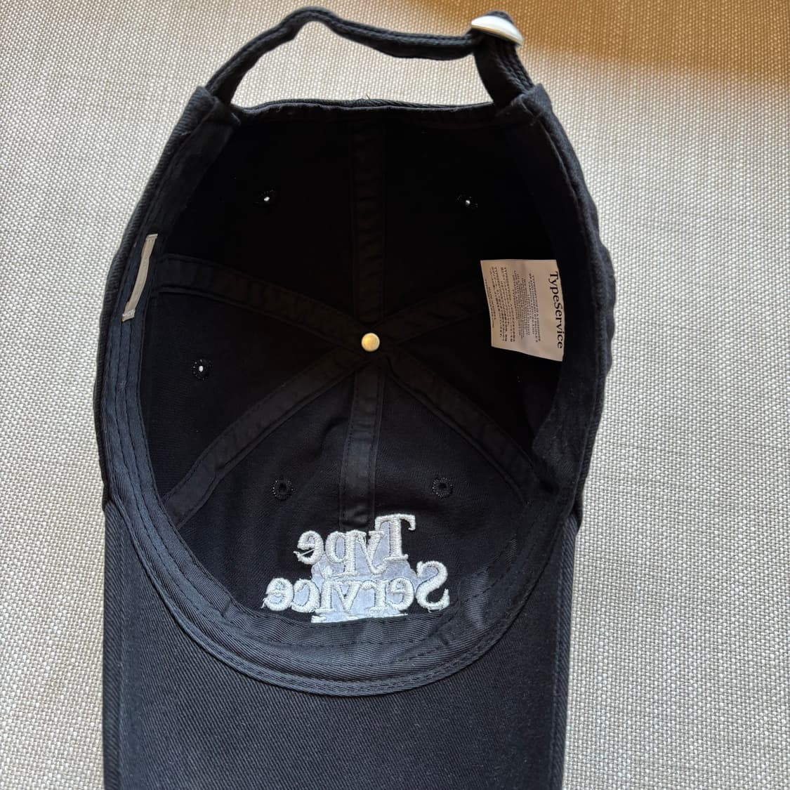 타입서비스(TYPESERVICE) 블랙 볼캡 상품이미지8