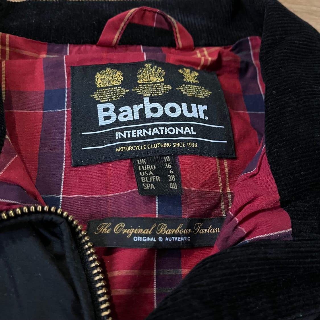 [여55] 바버 왁스 자켓 상품이미지3