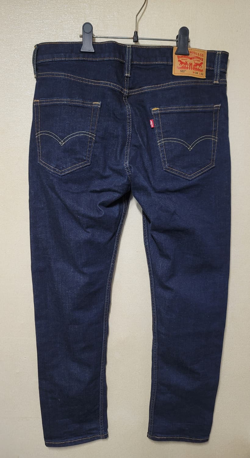 리바이스 502 레귤러 테이퍼드핏 진청 상품이미지4