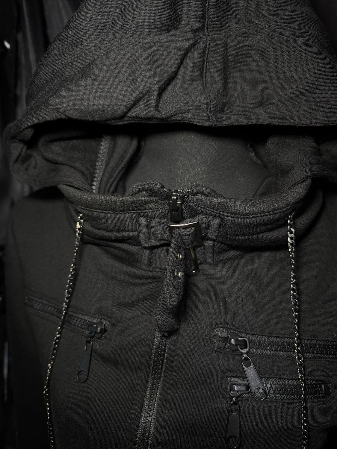 세실맥비 갸루 펑크 하이넥 버클 투웨이 후드집업 상품이미지4