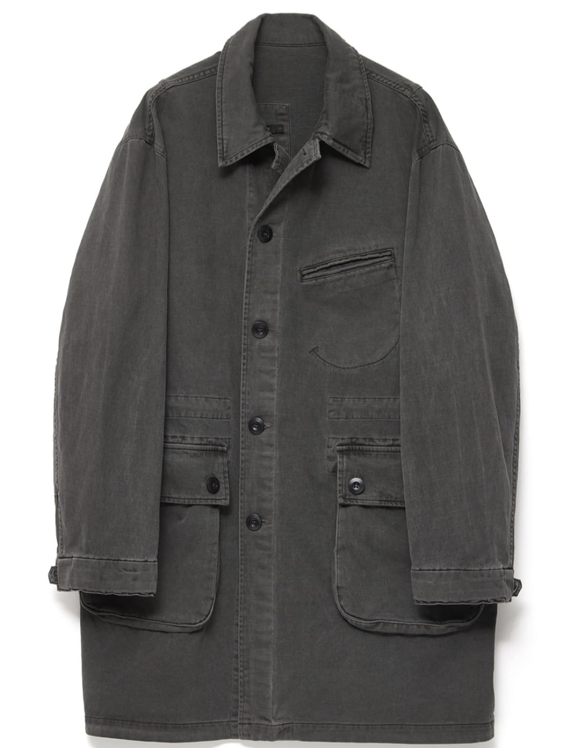 해칭룸 밀코트 그레이 L사이즈 상품이미지1