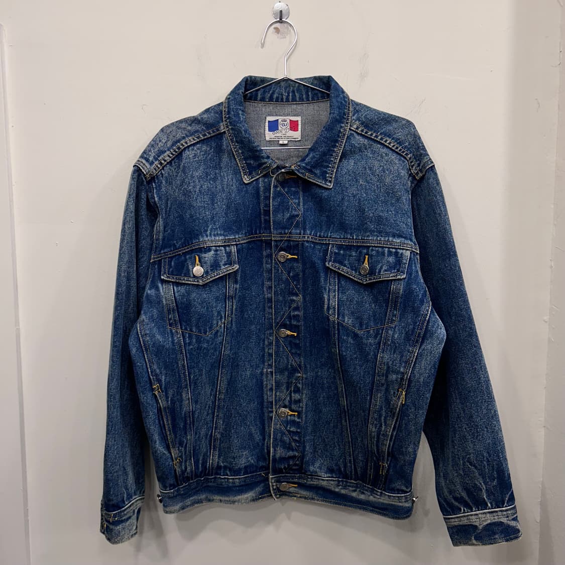 온태그 아메리칸 빈티지 90s 절개라인 데님자켓 상품이미지2