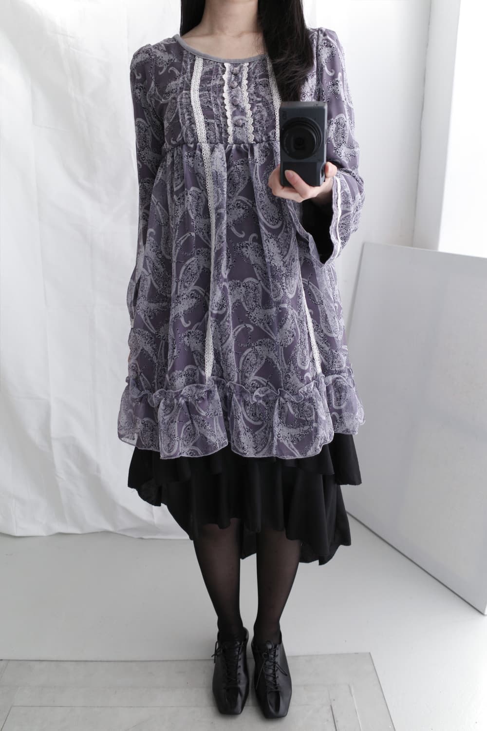 cecil mcbee) paisley long blouse 상품이미지5