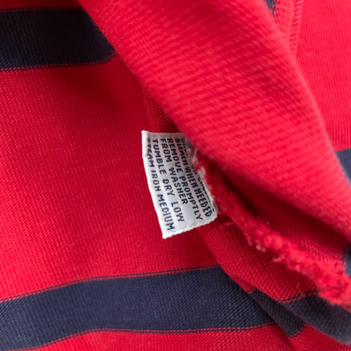 폴로 랄프로렌 아이코닉 럭비 티셔츠 레드 상품이미지4