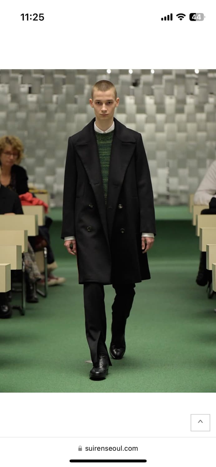 나마체코 초기 파이핑 코트 상품이미지1