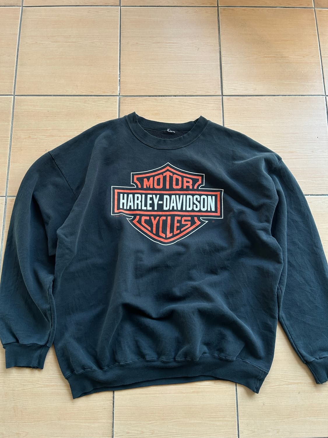 00‘s 할리데이비슨 바&실드 스웻셔츠 상품이미지1